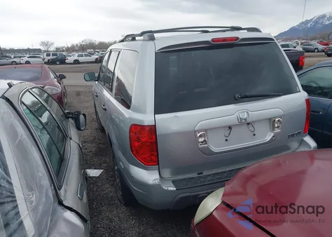 2004 Honda Pilot Ex-L из США, поврежденный, VIN 2HKYF18644H607110